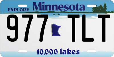 MN license plate 977TLT