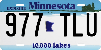 MN license plate 977TLU