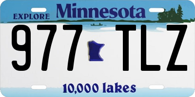 MN license plate 977TLZ