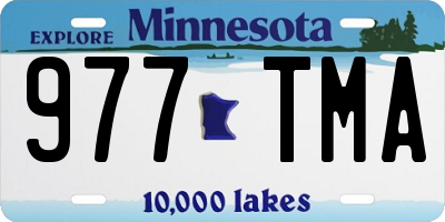 MN license plate 977TMA