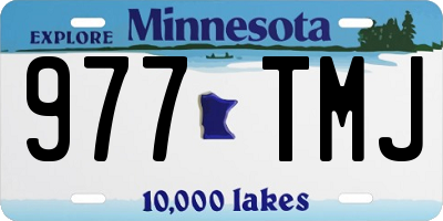 MN license plate 977TMJ