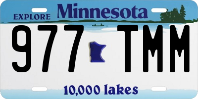 MN license plate 977TMM