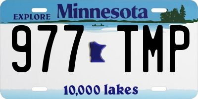 MN license plate 977TMP