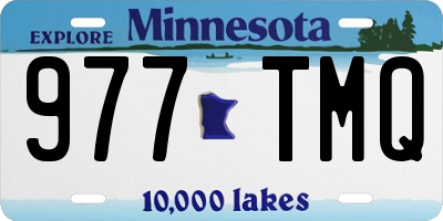 MN license plate 977TMQ