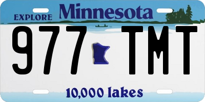MN license plate 977TMT