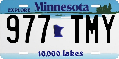 MN license plate 977TMY