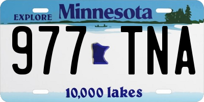 MN license plate 977TNA
