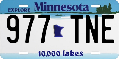 MN license plate 977TNE