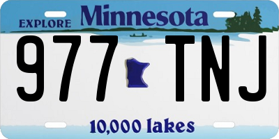 MN license plate 977TNJ