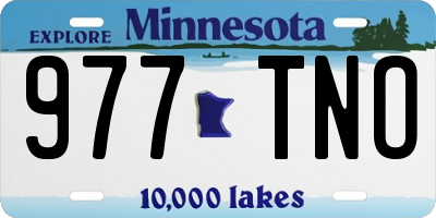 MN license plate 977TNO