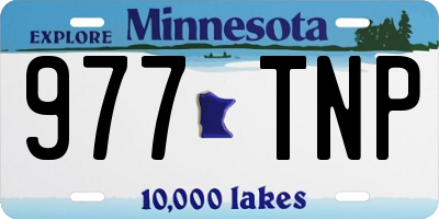 MN license plate 977TNP