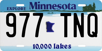 MN license plate 977TNQ