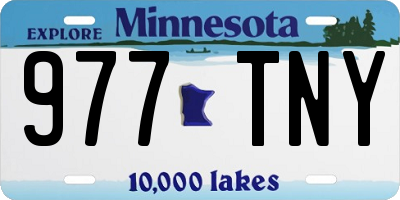 MN license plate 977TNY