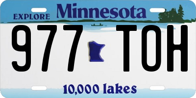 MN license plate 977TOH
