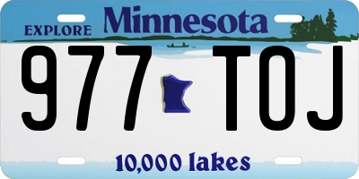 MN license plate 977TOJ