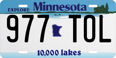 MN license plate 977TOL