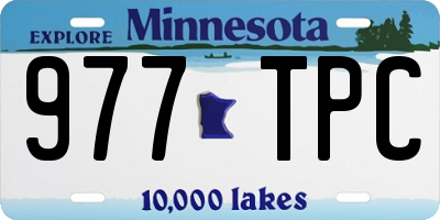 MN license plate 977TPC