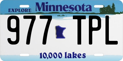 MN license plate 977TPL