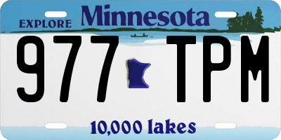 MN license plate 977TPM