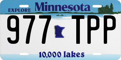 MN license plate 977TPP