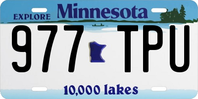 MN license plate 977TPU