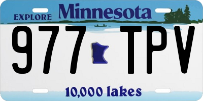 MN license plate 977TPV