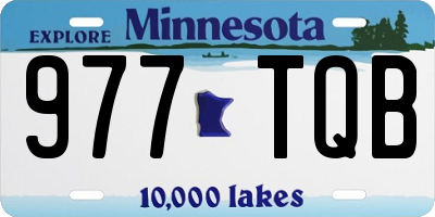 MN license plate 977TQB