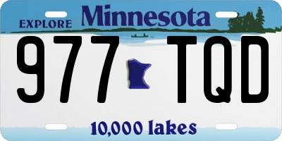 MN license plate 977TQD