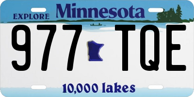 MN license plate 977TQE