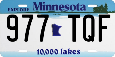 MN license plate 977TQF