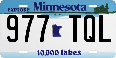 MN license plate 977TQL