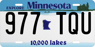 MN license plate 977TQU