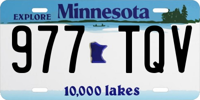 MN license plate 977TQV