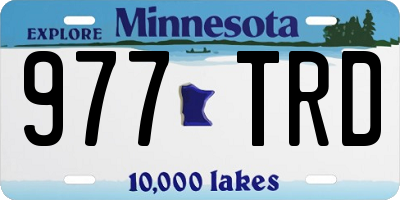 MN license plate 977TRD