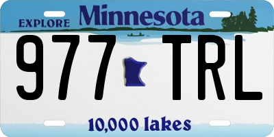 MN license plate 977TRL