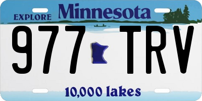 MN license plate 977TRV