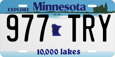 MN license plate 977TRY