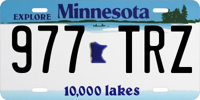 MN license plate 977TRZ
