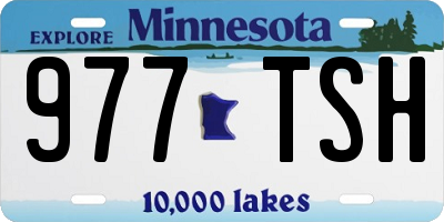 MN license plate 977TSH