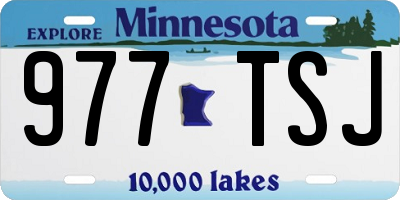MN license plate 977TSJ