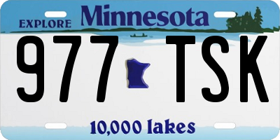MN license plate 977TSK