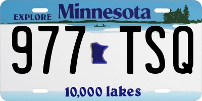 MN license plate 977TSQ