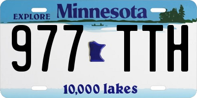 MN license plate 977TTH
