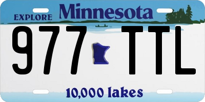 MN license plate 977TTL