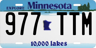 MN license plate 977TTM