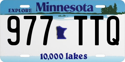 MN license plate 977TTQ