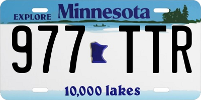 MN license plate 977TTR