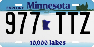 MN license plate 977TTZ