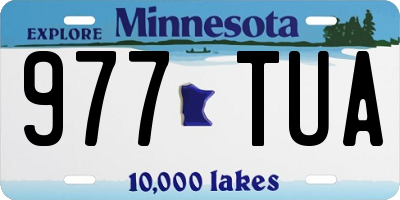 MN license plate 977TUA