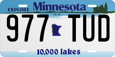 MN license plate 977TUD